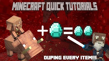 Minecraft 1.16./1.16.2 Duplication Glitch (Java Edition)(Quick Tutorials)