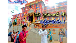 Mana hyderabad lo badrinath temple. full vlog.