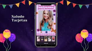 ¡Celebra como nunca antes con la Aplicación Completa de Cumpleaños - #birthday #birthdaycake - SP screenshot 4