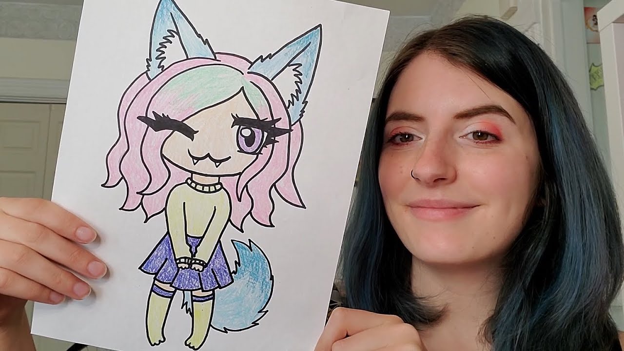 How To Draw Anime Wolf Girl With Pencil by DrawingTimeWithMe on DeviantArt