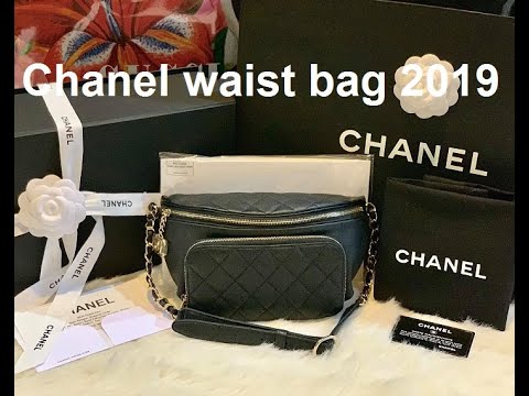 Tog excentrisk Bliv ved Review : Chanel waist bag 2019 Hologram : 28xxxxxx - YouTube