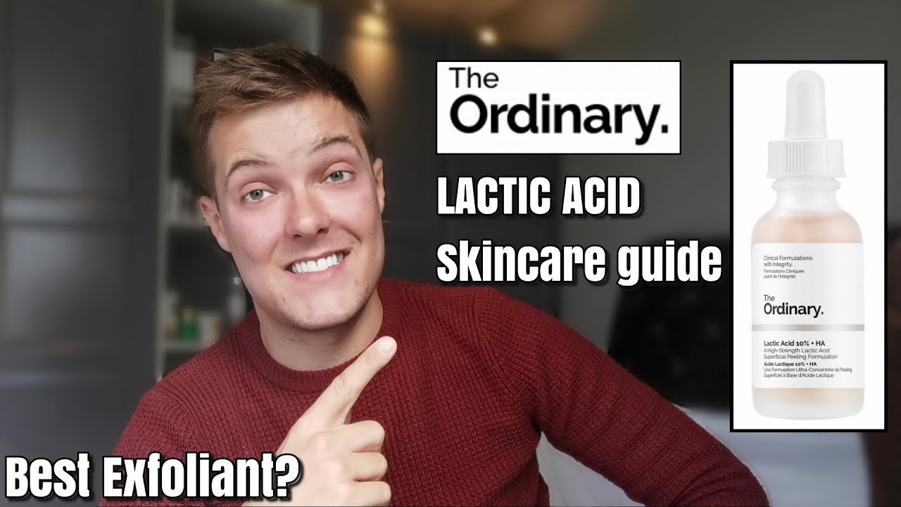 How to use THE ORDINARY LACTIC ACID 10 + HA serum for dry skin and acne | LACTIC  ACID SKINCARE - YouTube