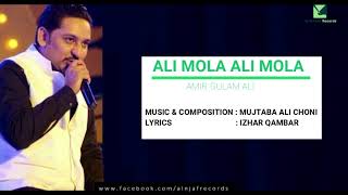 Ali Mola Ali Mola | Amir Gulam Ali | AL-NAJAF Records | Qaseeda 2018