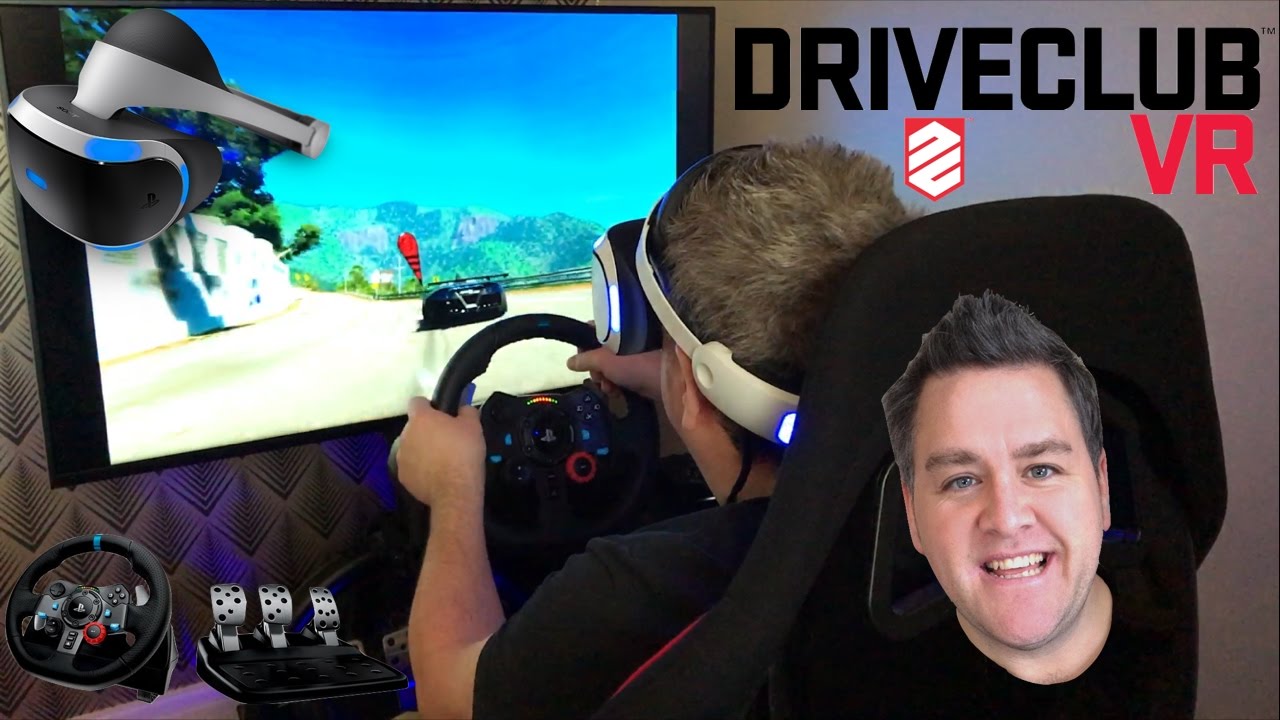 DriveClub VR - Sony PSVR - Bumper Cam - Logitech G29 Racing Wheel ...