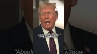 Trump declines to define "absolute immunity" when discussing the Minneapolis ICE shooting