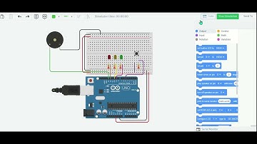 Digital Input/Output use Buzzer in Arduino TinkerCad