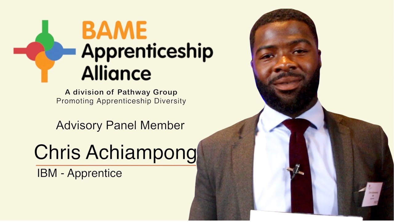 Chris Achiampong, Advisory Panel Member for The BAME Apprenticeship Aliance