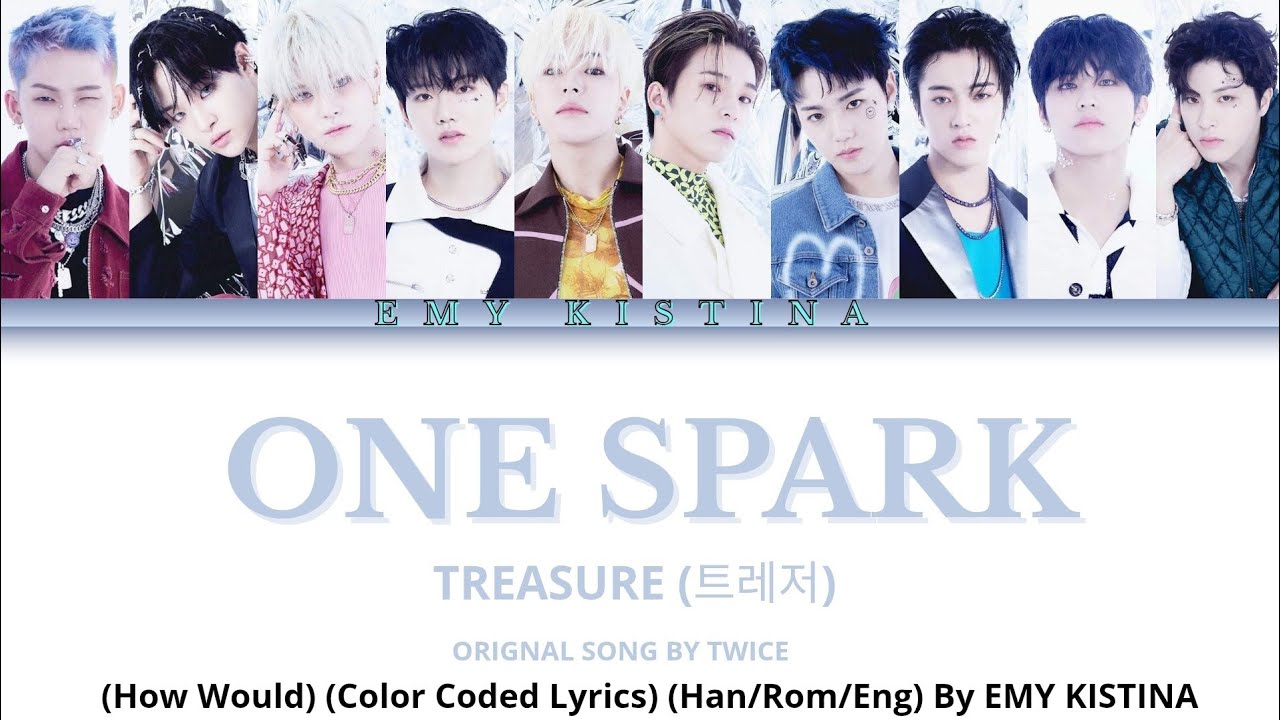 How Would TREASURE Sing "ONE SPARK" BY TWICE (COLOR CODED LYRICS)