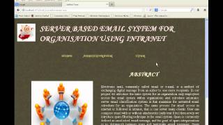 Server based email system for organisation using  Intranet-dotnet application project