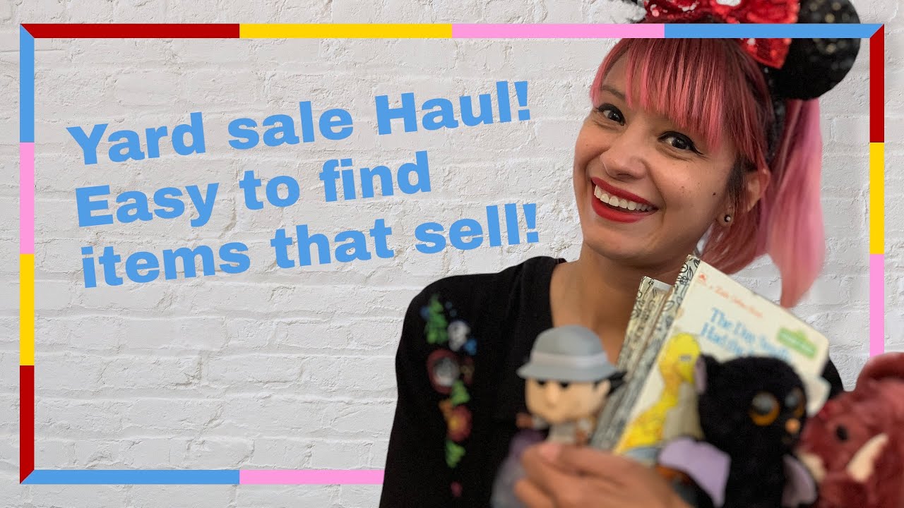 Yard Sale Haul To Resell on eBay and Mercari. Easy to find stuff that