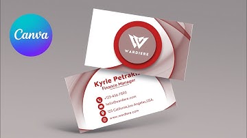 How to Make a Professional Business Card Design with Canva