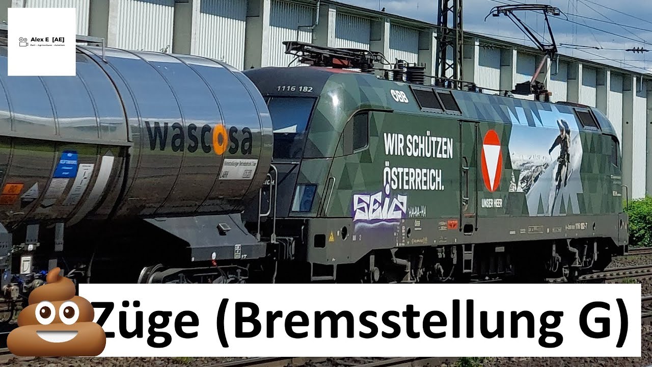 verhexte Kackzüge (Bremsstellung G) am Abzweig Goldbach  |  Alex E