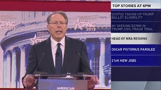 Wayne LaPierre resigns as NRA head