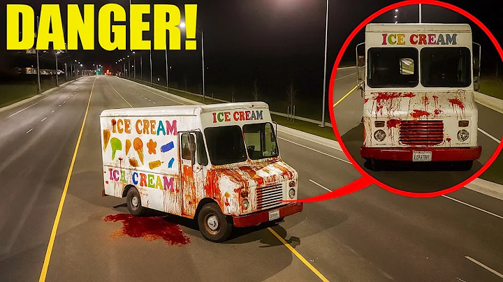 When you see this Haunted Ice Cream Truck, Run Away Fast!! (It's a Trap)