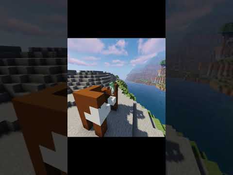 MINECRAFT COW STATUE BUILD#minecraft #gaming #meme