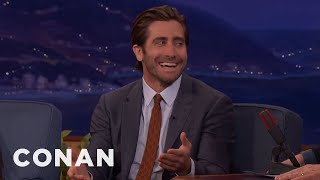 Jake Gyllenhaal Is Very Into High-End Toilets | CONAN on TBS