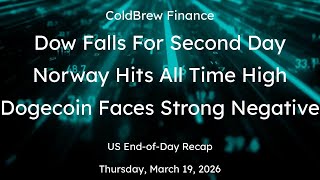 Stock Market Thursday: Recap of US Stocks, Crypto, FX, Commodities for Thurs, Mar 19, 2026