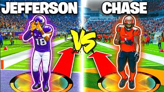 Justin Jefferson VS Ja'Marr Chase 99 Yard TD In Madden 24!