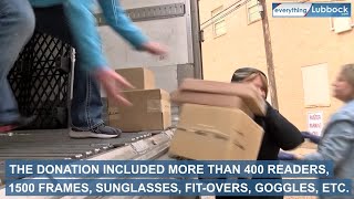 HEB donating 7 pallets of eyeglasses to Lubbock