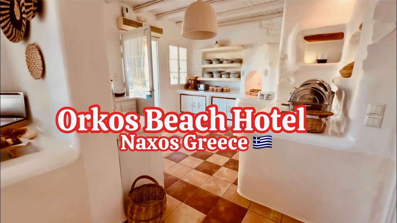 Orkos Beach Hotel Naxos Greece 🇬🇷Beachfront Stay & Kitesurfing Paradise