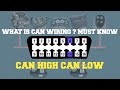 What is can how can high and can low works in automobile