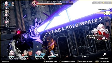 AUTO BATTLE CLARA CLEAR WORLD 3 (GEOPARD) with Elation Path | Honkai Star Rail F2P Gameplay