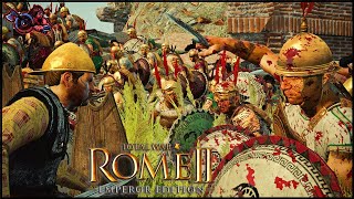 ONE HOUR OF BLOODY MAYHEM!! 4v4-Total War Rome 2 Siege