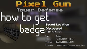 Pixel Gun Tower Defense - How to get the Secret Location Badge (New Badge)