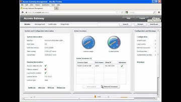 Citrix Access Gateway Enabling Log Transfer