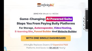 Ditch Shopify! InfinityBiz Gives Unlimited Storage, Funnels, Websites, Video + Income Opportunity