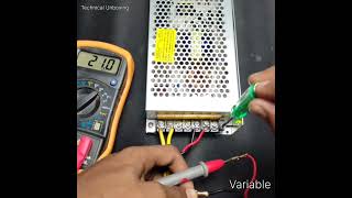 24v 5 amp variable power supply SMPS Unboxing and review adjustable power supply@Technical_Unboxing