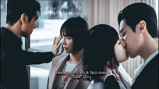 Video thumbnail of "He fell in love first but she fell harder | Han Jun-Kyung & Seo A-ri story | Celebrity -KOREAN DRAMA"