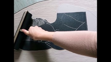Printing a Giant Linocut Without a Press