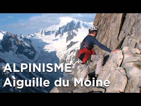 Arte sud Aiguille du Moine massif du Mont-Blanc
