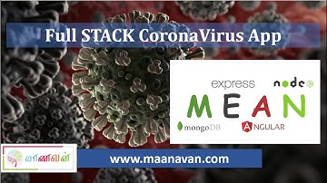 Full STACK CoronaVirus App in Tamil | Angular Tamil Tutorial