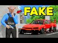 Stealing the Liberty Walk Edition GTR as a Fake Cop in GTA 5