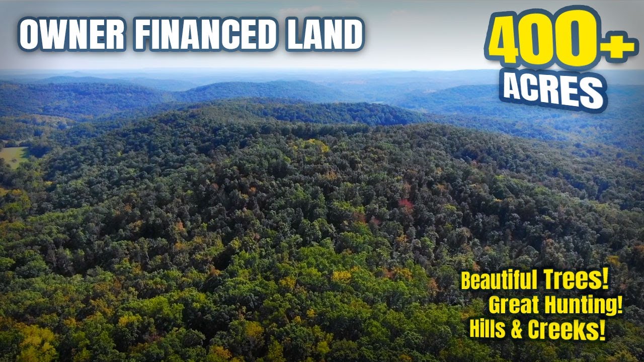 Owner Financed 400+ Acres for Sale in Missouri! Creeks, timber & BIG deer! IDSM99