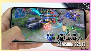 Samsung Galaxy S24 FE Mobile Legends Gaming test MLBB | Exynos 2400e, 120Hz Display