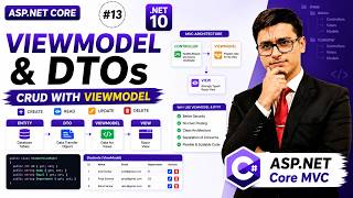 ViewModels & DTOs Explained in ASP.NET Core MVC | CRUD Using ViewModel | .NET 10 | #13