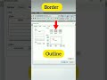 How to add automatic border | in Cell | Microsoft Excel #microsoftexcel #excel #exceltips #trending