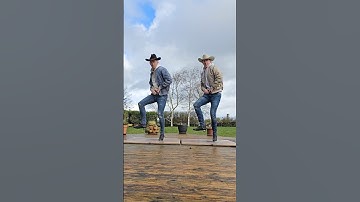 Line-dance 🤝 Irish dance  #countrymusic #shorts