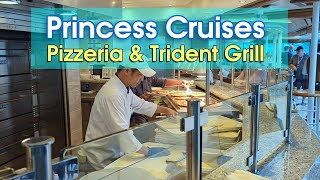 Princess Cruise Food Guide: Pizzeria, Trident Grill Menus & Review by TravelTouristVideos 4,625 views 1 month ago 10 minutes, 25 seconds