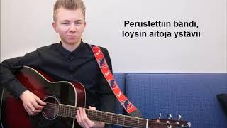 Video thumbnail of "Leevi - Pidin musta kii lyrics"