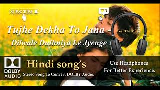 Tujhe Dekha To Ye Jana Sanam  - DDLJ (1995)  - Dolby audio song. Resimi