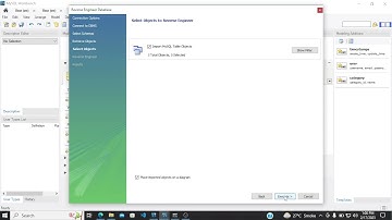 Reverse Engineering in MYSQL