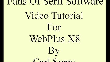 WebPlus Basic website setup part05