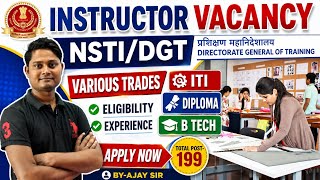 Become Instructor in NSTI/DGT/Various Trades/ITI, Diploma, B.Tech//Eligibility/Experience //Apply... screenshot 4