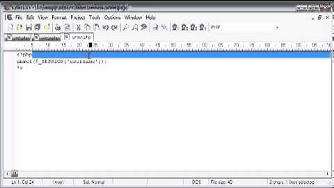 Beginner PHP Tutorial  74 - Unsetting PHP Sessions