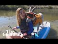 Idaho goat 'Mr Mayhem' becomes unlikely paddleboarder