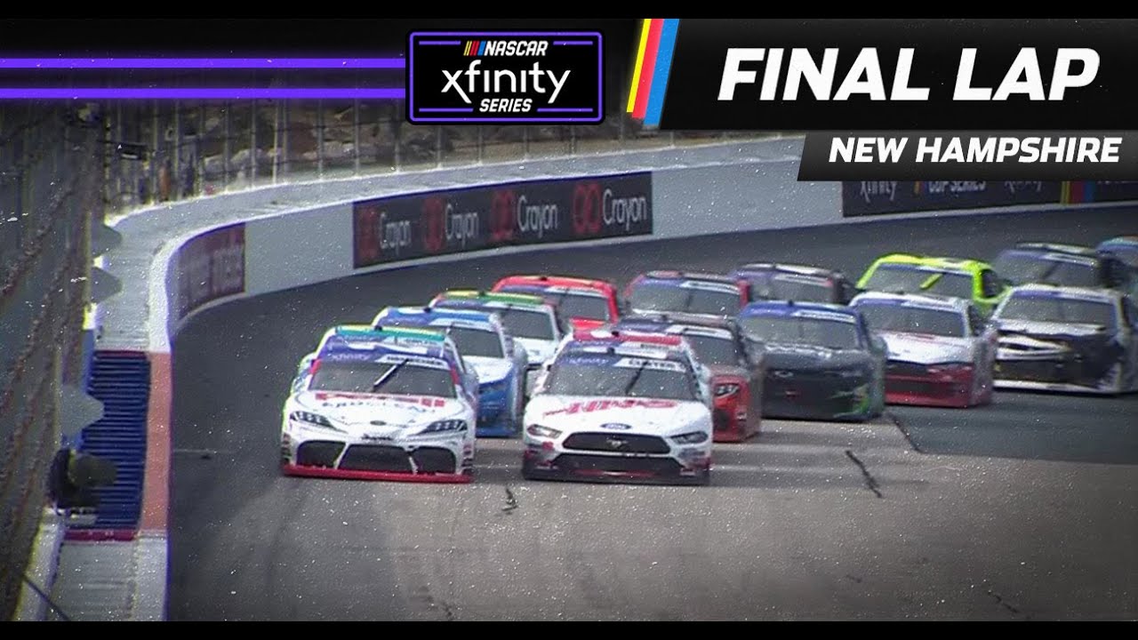 Xfinity Series goes overtime at Loudon for a crazy checkered flag